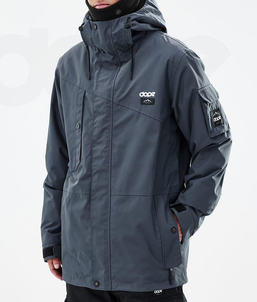 Blue Men's Dope Adept Snowboard Jackets | NZ_D1362
