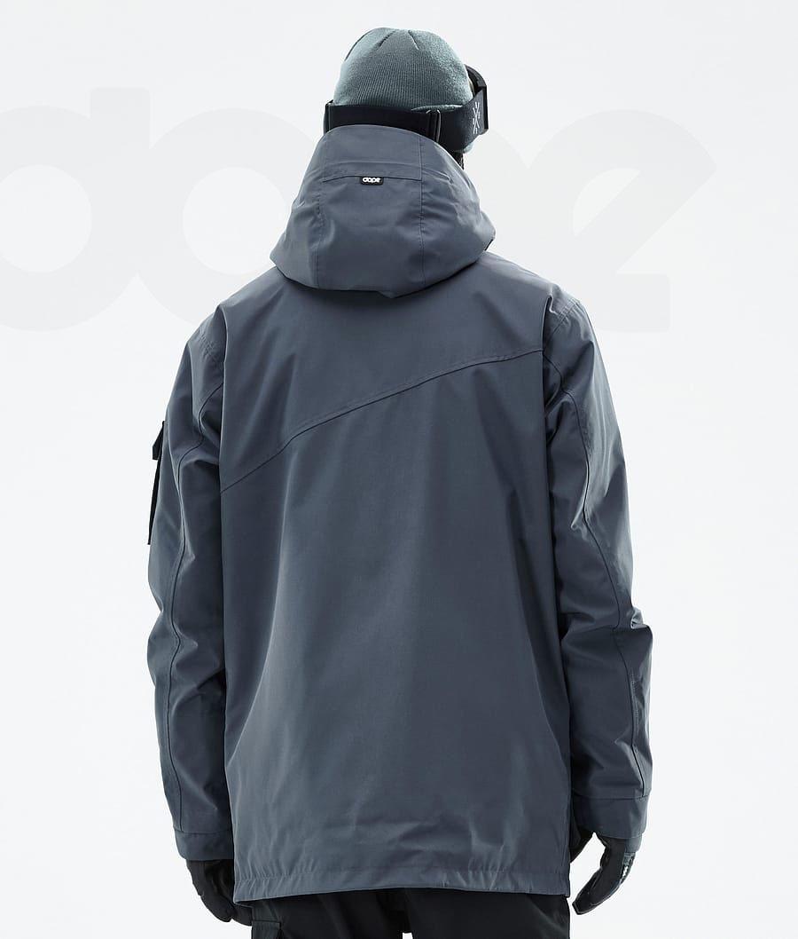Blue Men's Dope Adept Snowboard Jackets | NZ_D1362
