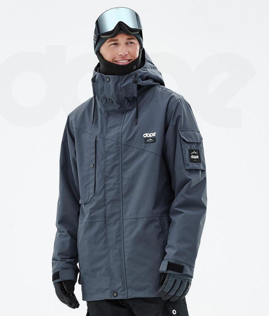 Blue Men\'s Dope Adept Snowboard Jackets | NZ_D1362