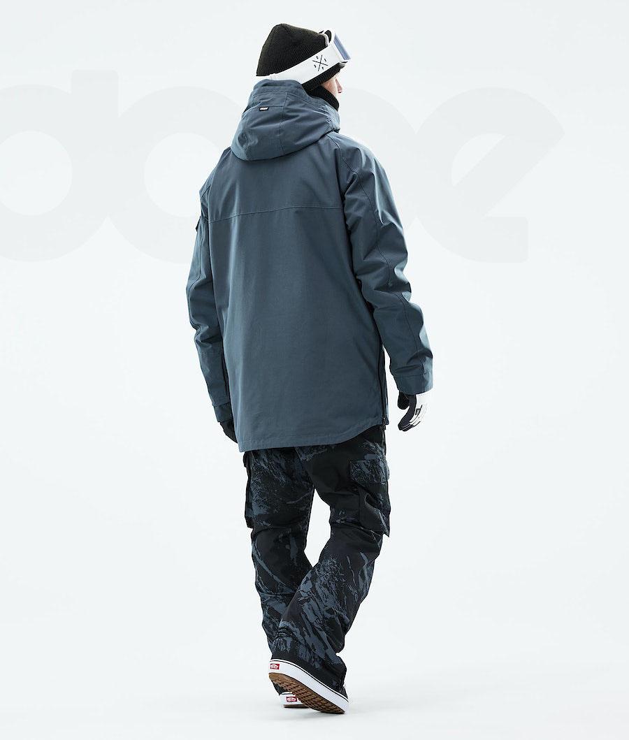 Blue Men's Dope Akin 2021 Snowboard Jackets | NZ_D2258
