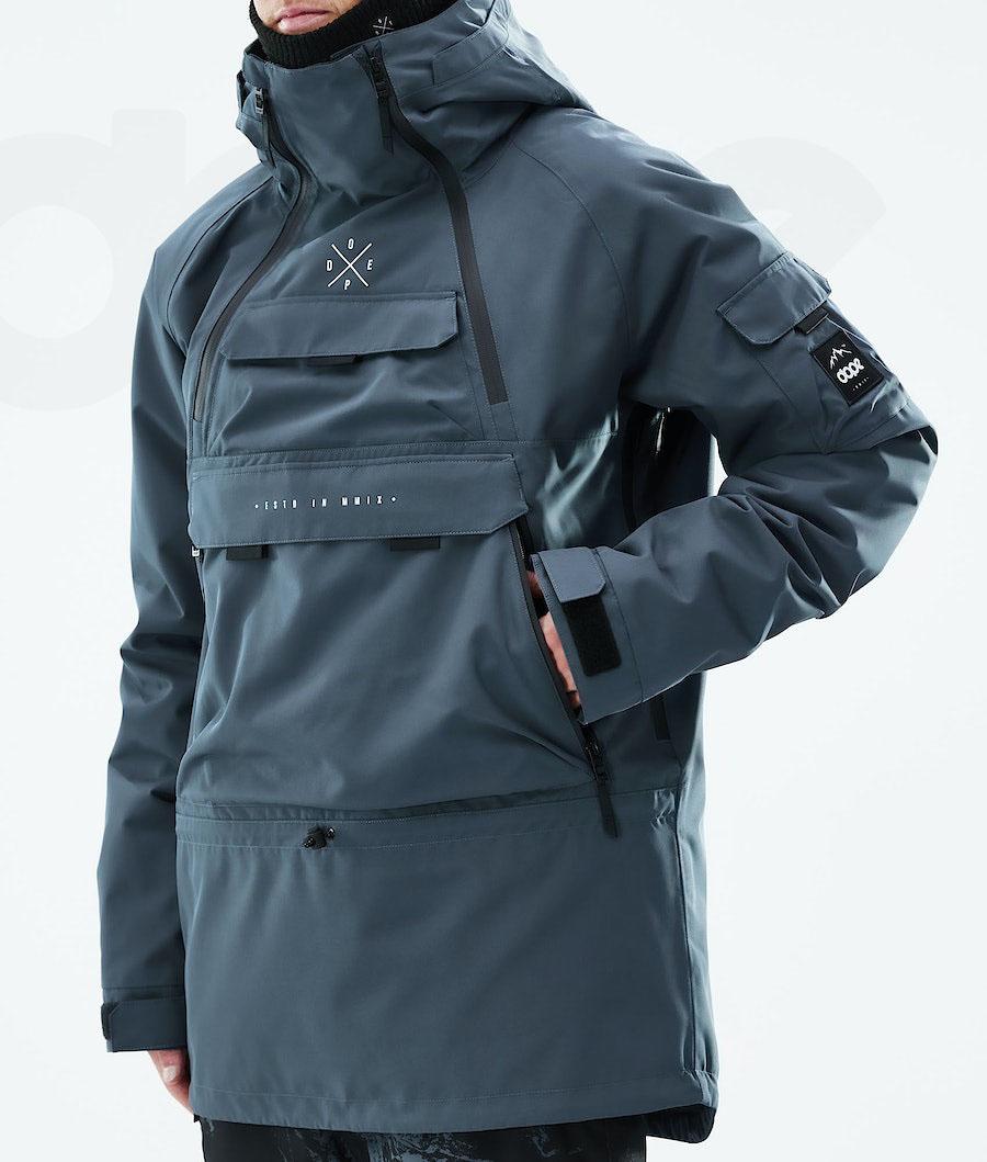 Blue Men's Dope Akin 2021 Snowboard Jackets | NZ_D2258