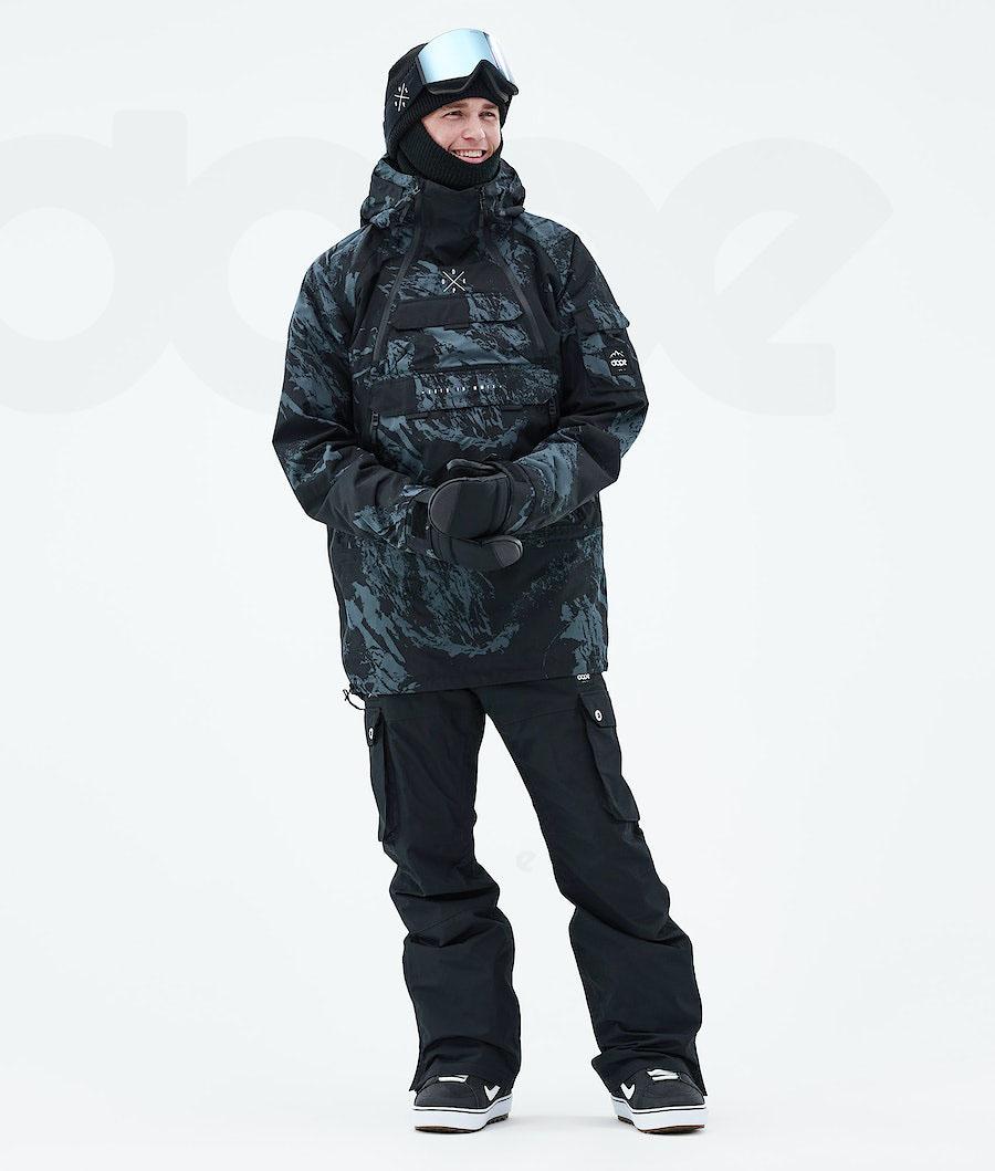 Blue Men's Dope Akin 2021 Snowboard Jackets | NZ_D2383