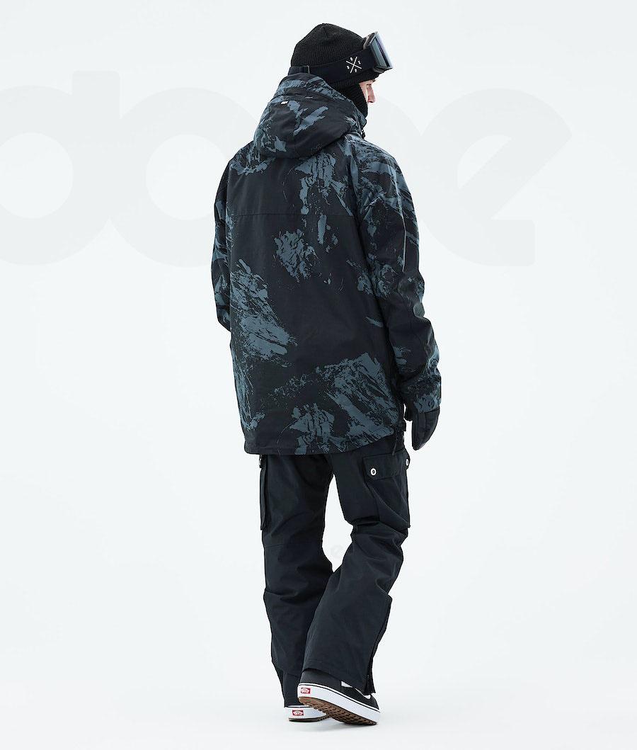 Blue Men's Dope Akin 2021 Snowboard Jackets | NZ_D2383