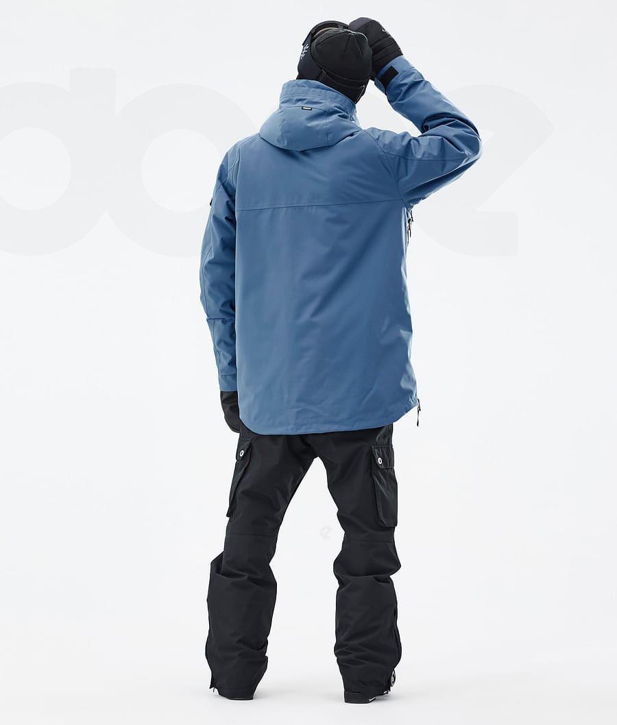 Blue Men's Dope Akin Ski Jackets | NZ_D1249