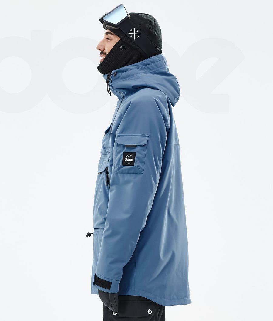 Blue Men's Dope Akin Snowboard Jackets | NZ_D1476