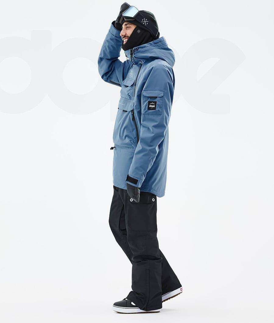 Blue Men's Dope Akin Snowboard Jackets | NZ_D1476