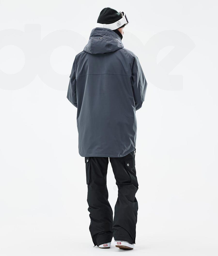Blue Men's Dope Akin Snowboard Jackets | NZ_D2507