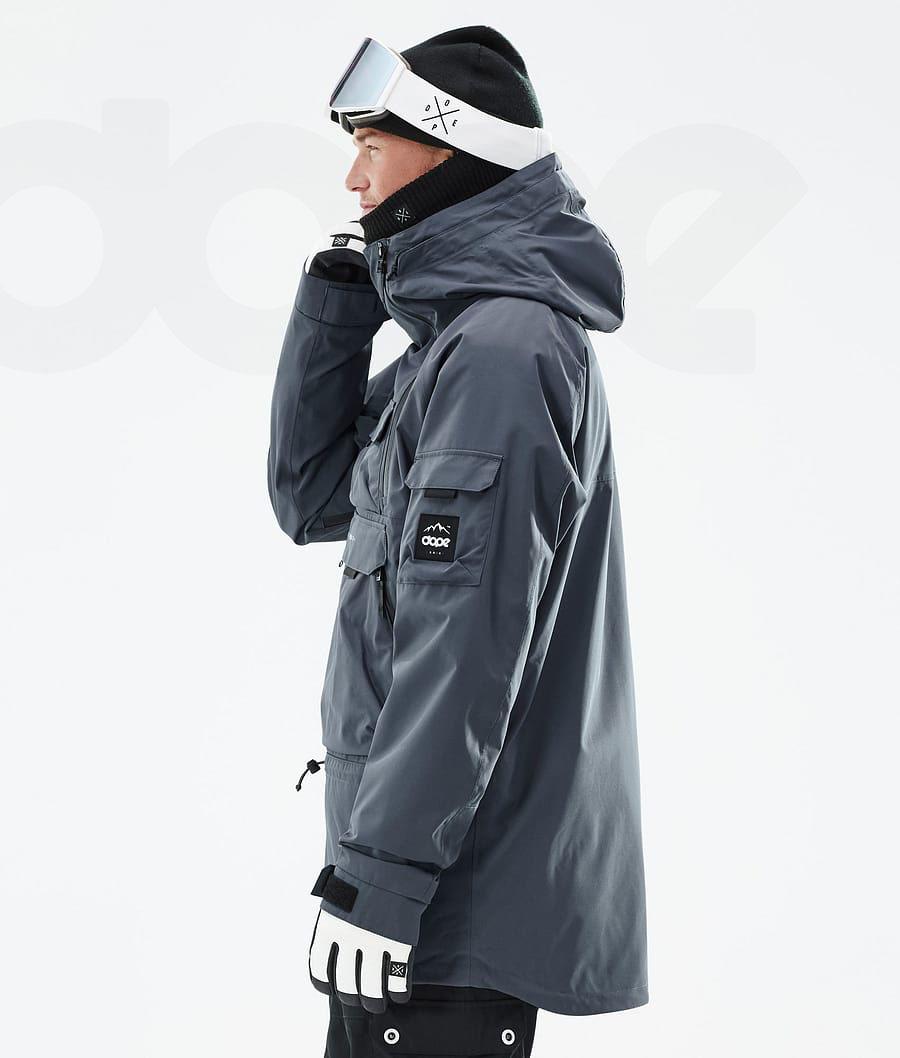 Blue Men's Dope Akin Snowboard Jackets | NZ_D2507