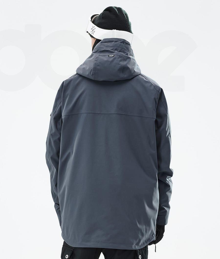 Blue Men's Dope Akin Snowboard Jackets | NZ_D2507