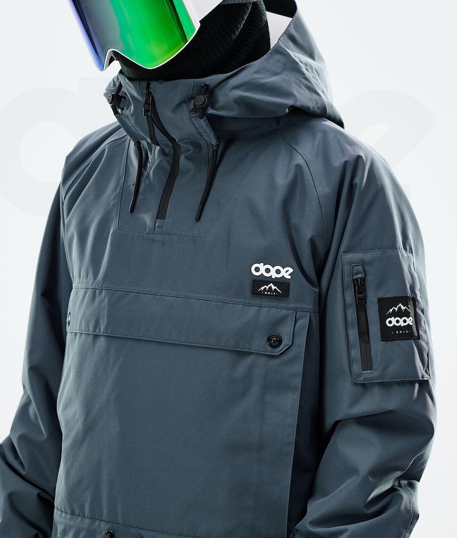 Blue Men's Dope Annok 2021 Snowboard Jackets | NZ_D1463