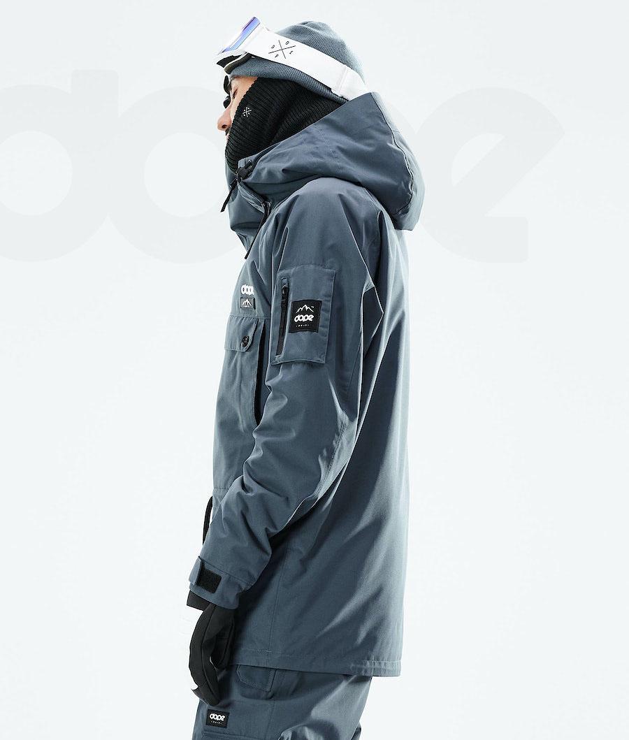Blue Men's Dope Annok 2021 Snowboard Jackets | NZ_D1463