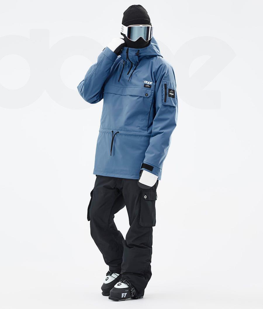 Blue Men's Dope Annok Ski Jackets | NZ_D1330