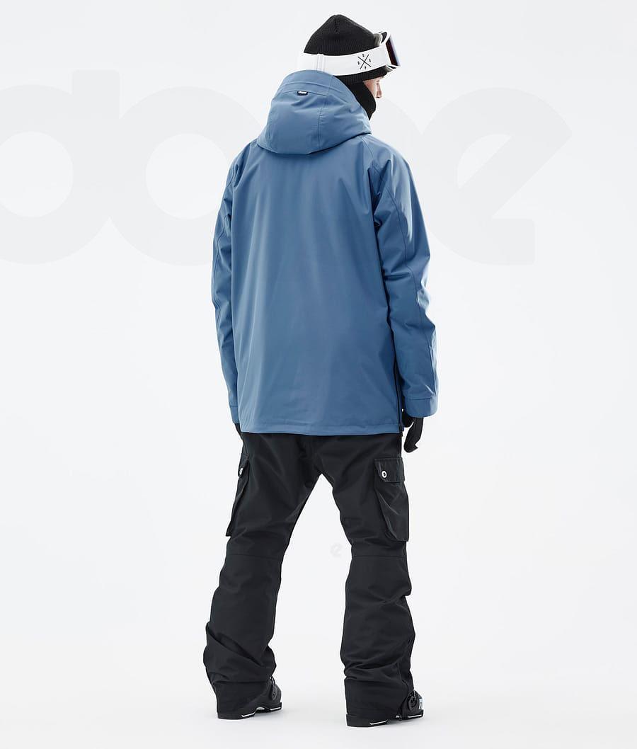 Blue Men's Dope Annok Ski Jackets | NZ_D1330