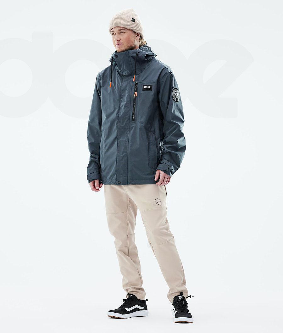 Blue Men's Dope Blizzard Light Full Zip Outdoor Jackets | NZ_D1448