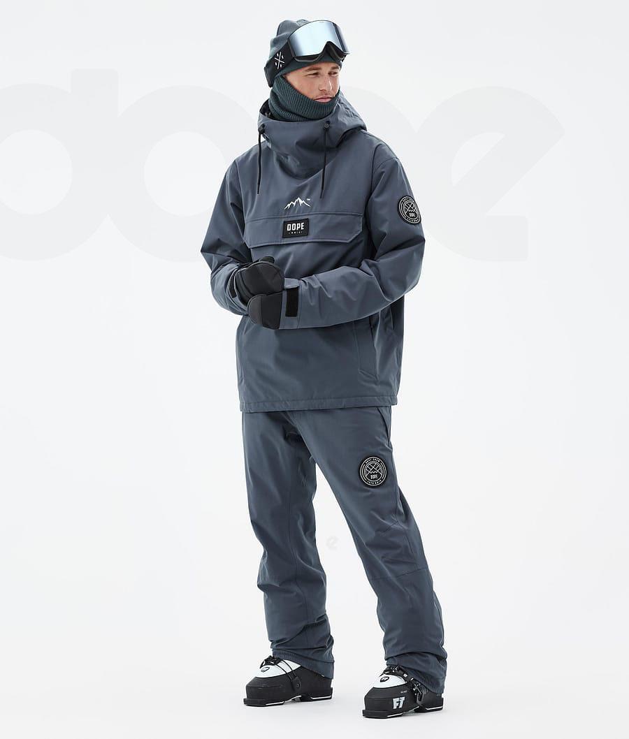 Blue Men's Dope Blizzard Ski Jackets | NZ_D1801