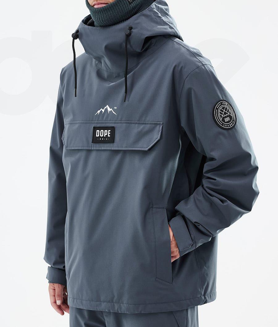 Blue Men's Dope Blizzard Ski Jackets | NZ_D1801