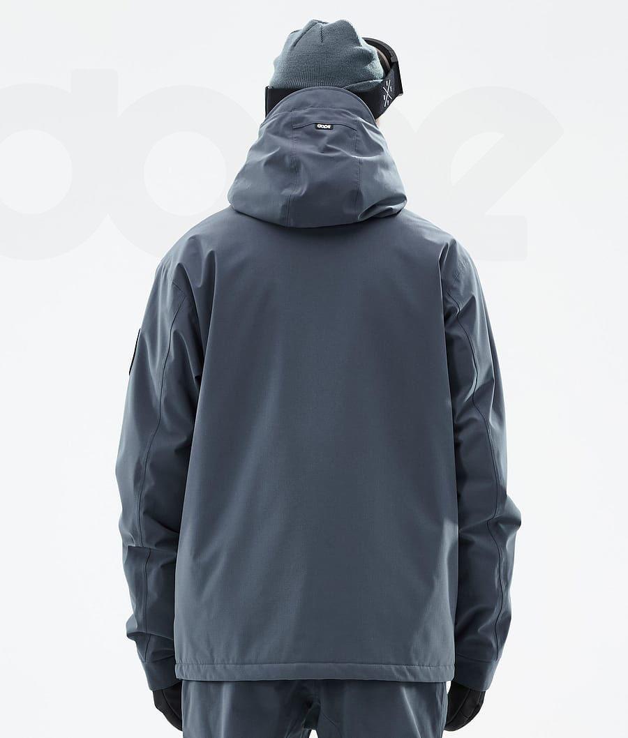 Blue Men's Dope Blizzard Ski Jackets | NZ_D1801
