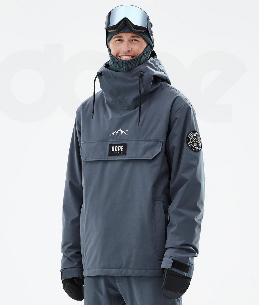 Blue Men\'s Dope Blizzard Ski Jackets | NZ_D1801