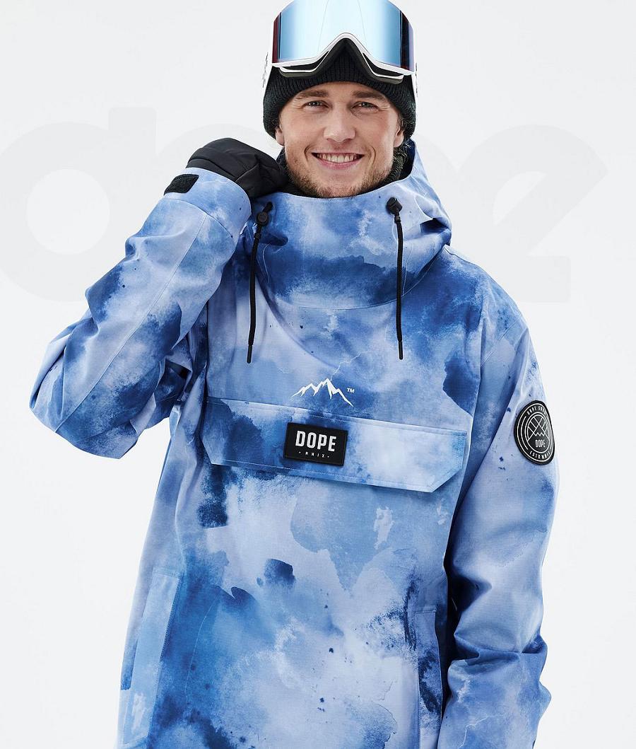 Blue Men's Dope Blizzard Ski Jackets | NZ_D2227