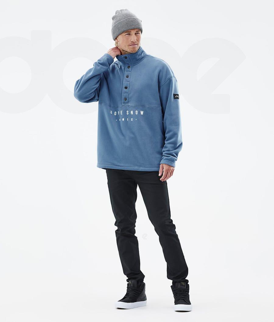 Blue Men's Dope Comfy Fleece | NZ_D1567