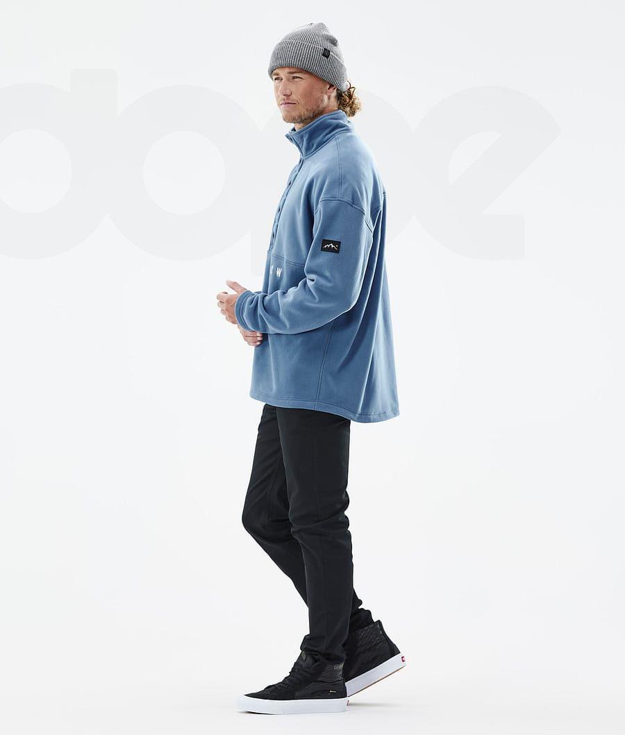 Blue Men's Dope Comfy Fleece | NZ_D1567