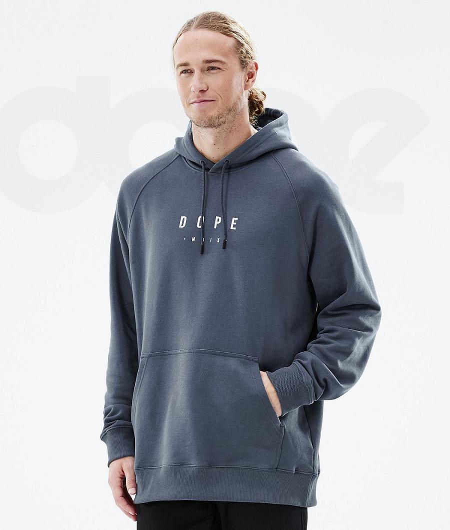 Blue Men's Dope Common Hoodies | NZ_D1100