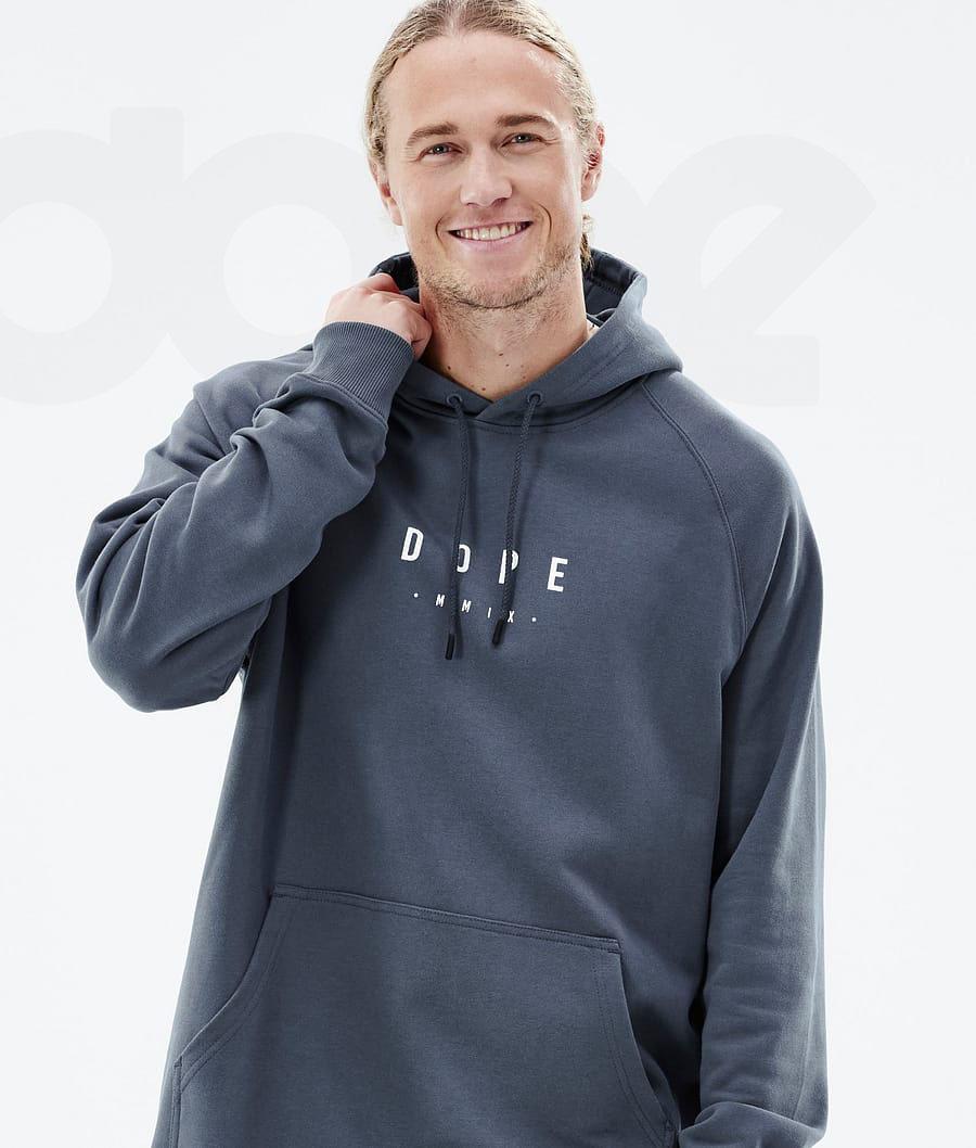 Blue Men's Dope Common Hoodies | NZ_D1100