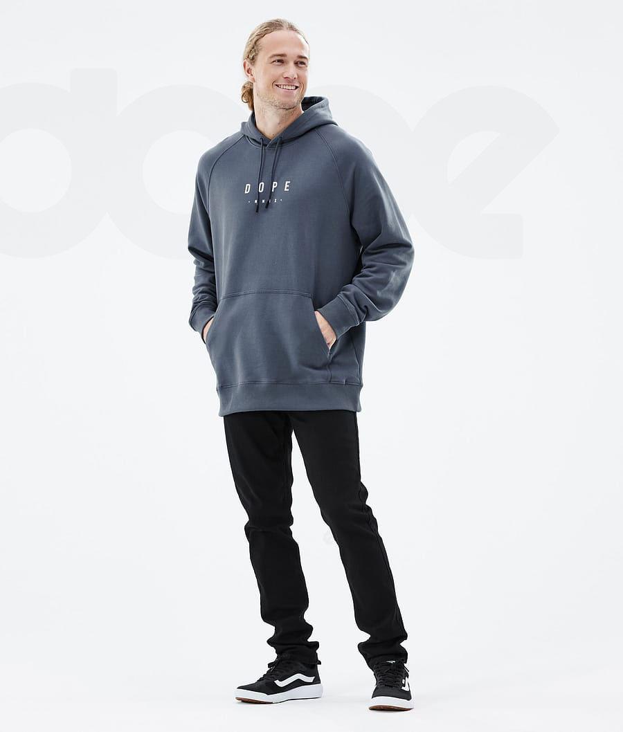 Blue Men's Dope Common Hoodies | NZ_D1100