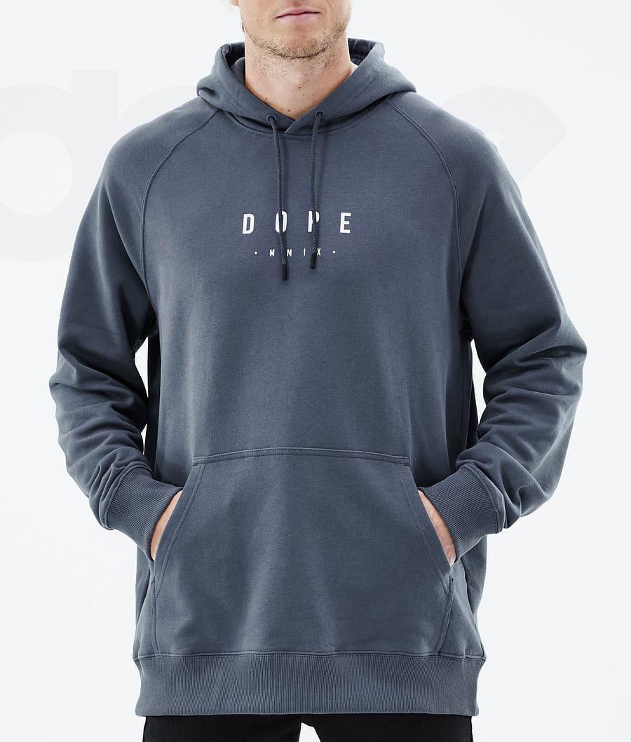 Blue Men's Dope Common Hoodies | NZ_D1100