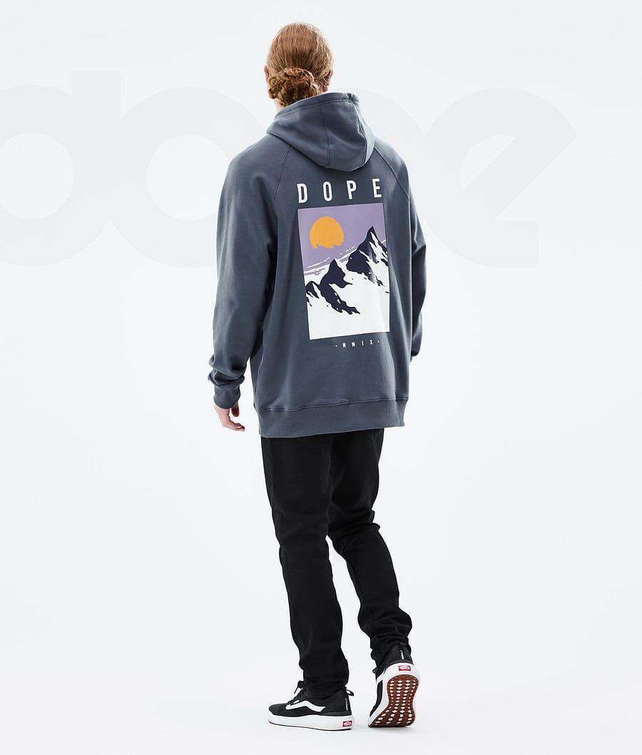 Blue Men's Dope Common Hoodies | NZ_D1100