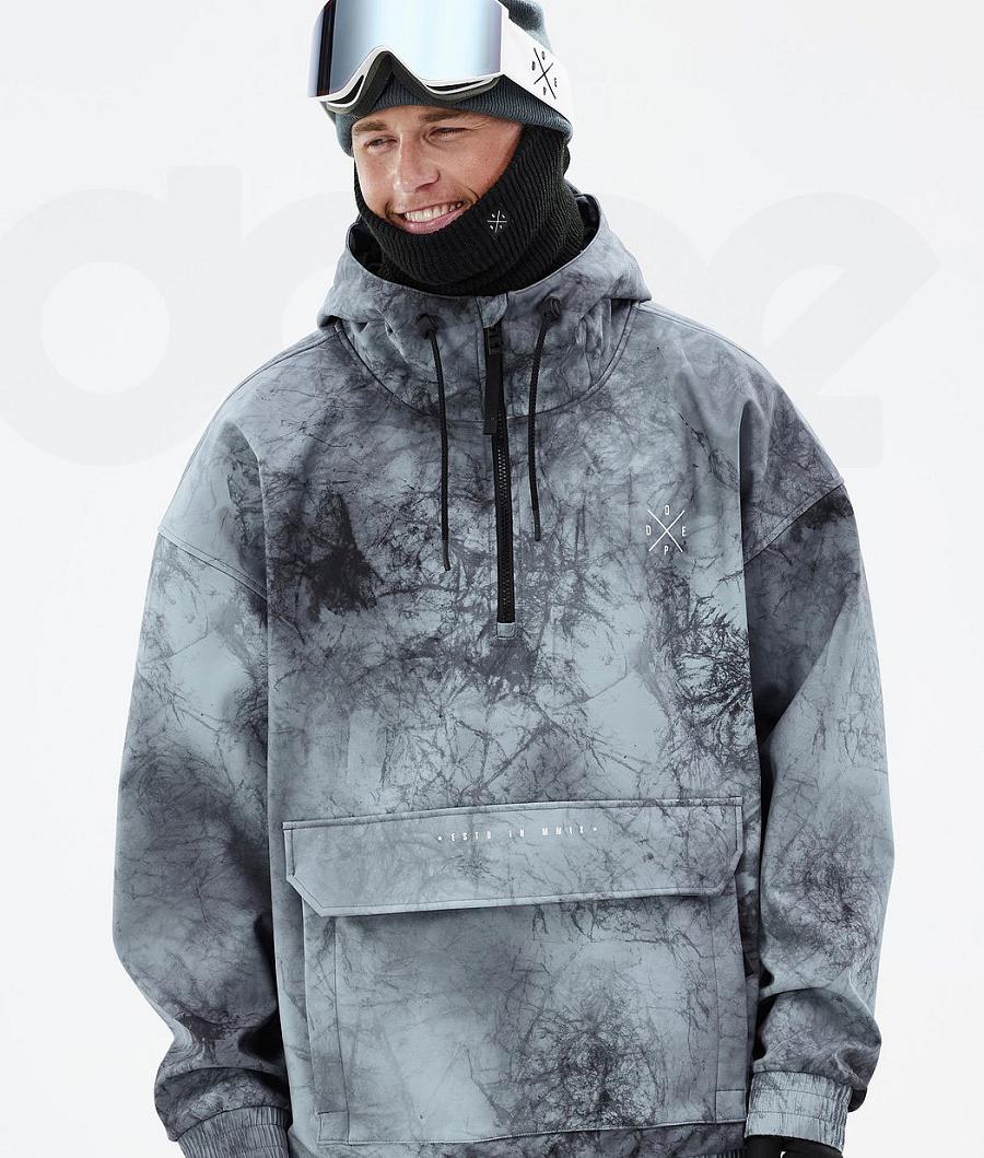 Blue Men's Dope Cyclone Ski Jackets | NZ_D1290