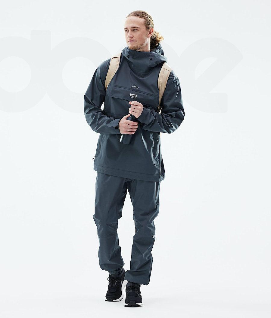 Blue Men's Dope Downpour Outdoor Pants | NZ_D1926