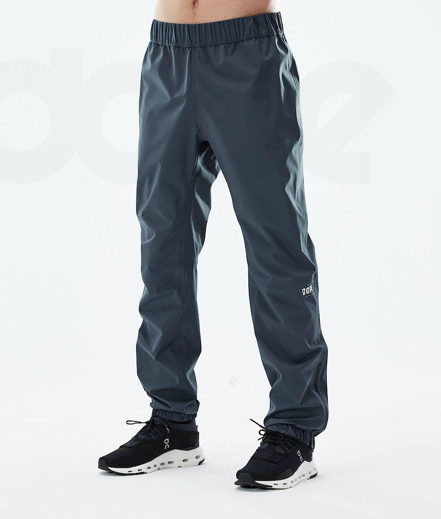 Blue Men's Dope Downpour Outdoor Pants | NZ_D1926