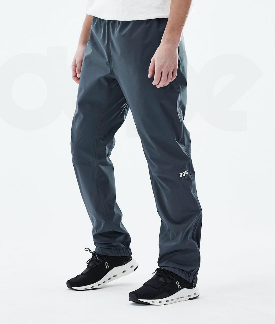 Blue Men\'s Dope Downpour Outdoor Pants | NZ_D1926