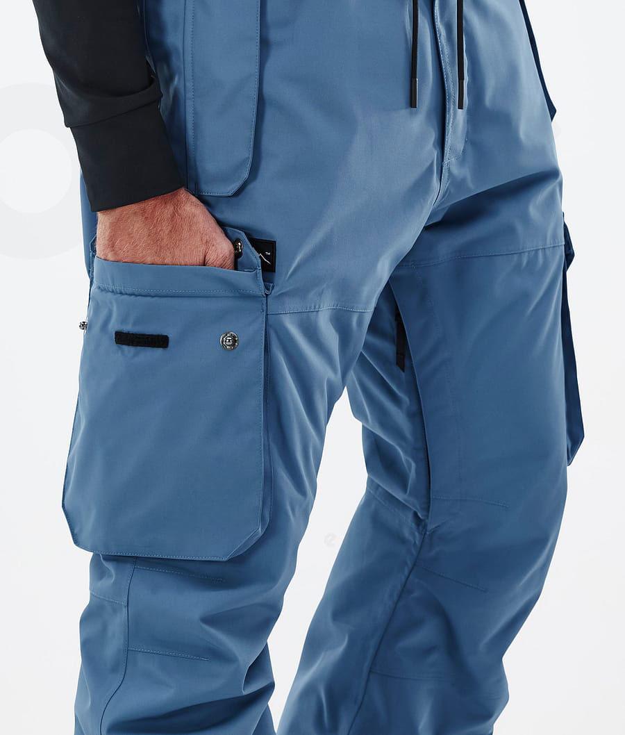 Blue Men's Dope Iconic Snowboard Pants | NZ_D2289