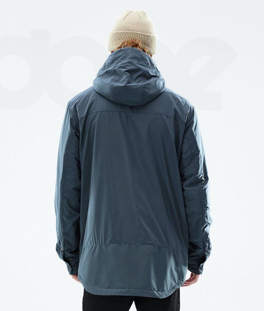 Blue Men's Dope Insulated Outdoor Jackets | NZ_D1018
