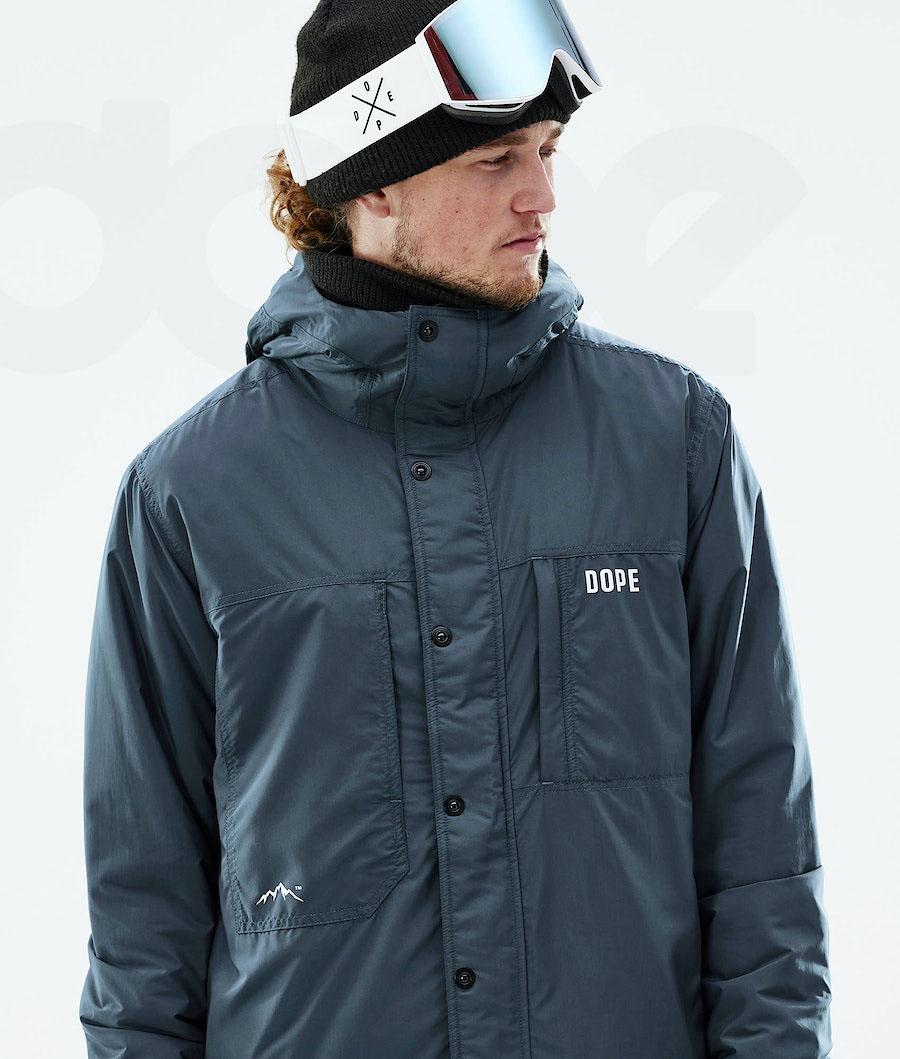Blue Men's Dope Insulated Snowboard Jackets | NZ_D1236