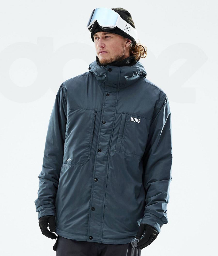 Blue Men\'s Dope Insulated Snowboard Jackets | NZ_D1236