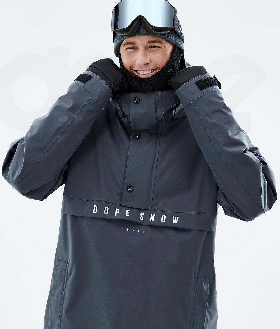 Blue Men's Dope Legacy Snowboard Jackets | NZ_D1204