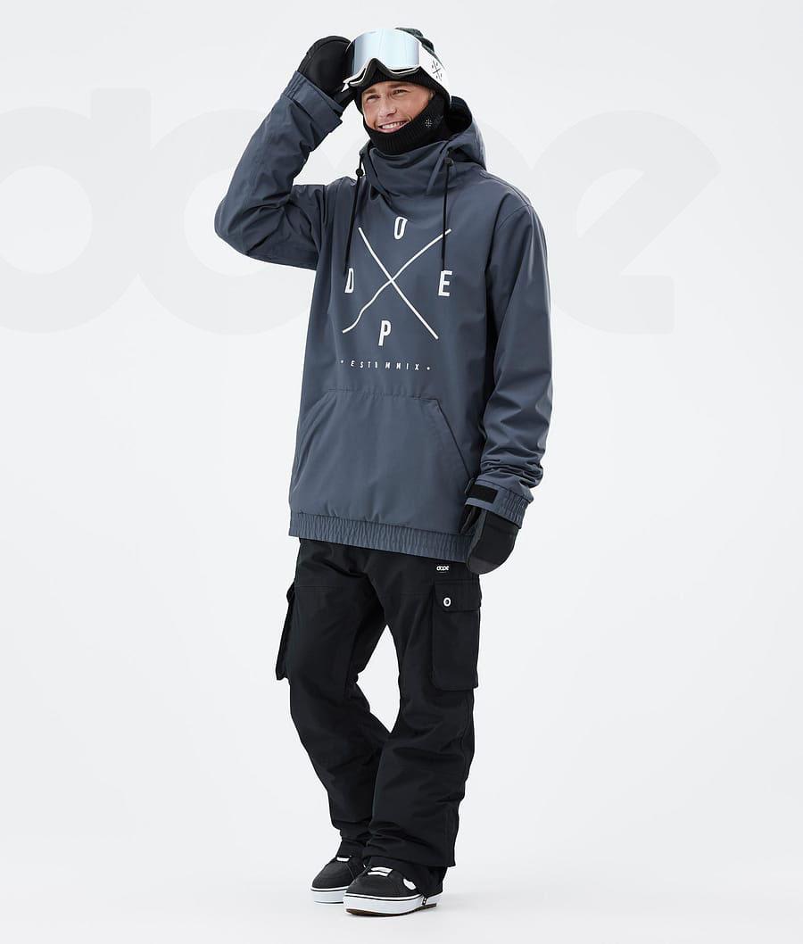 Blue Men's Dope Migoo Snowboard Jackets | NZ_D1663