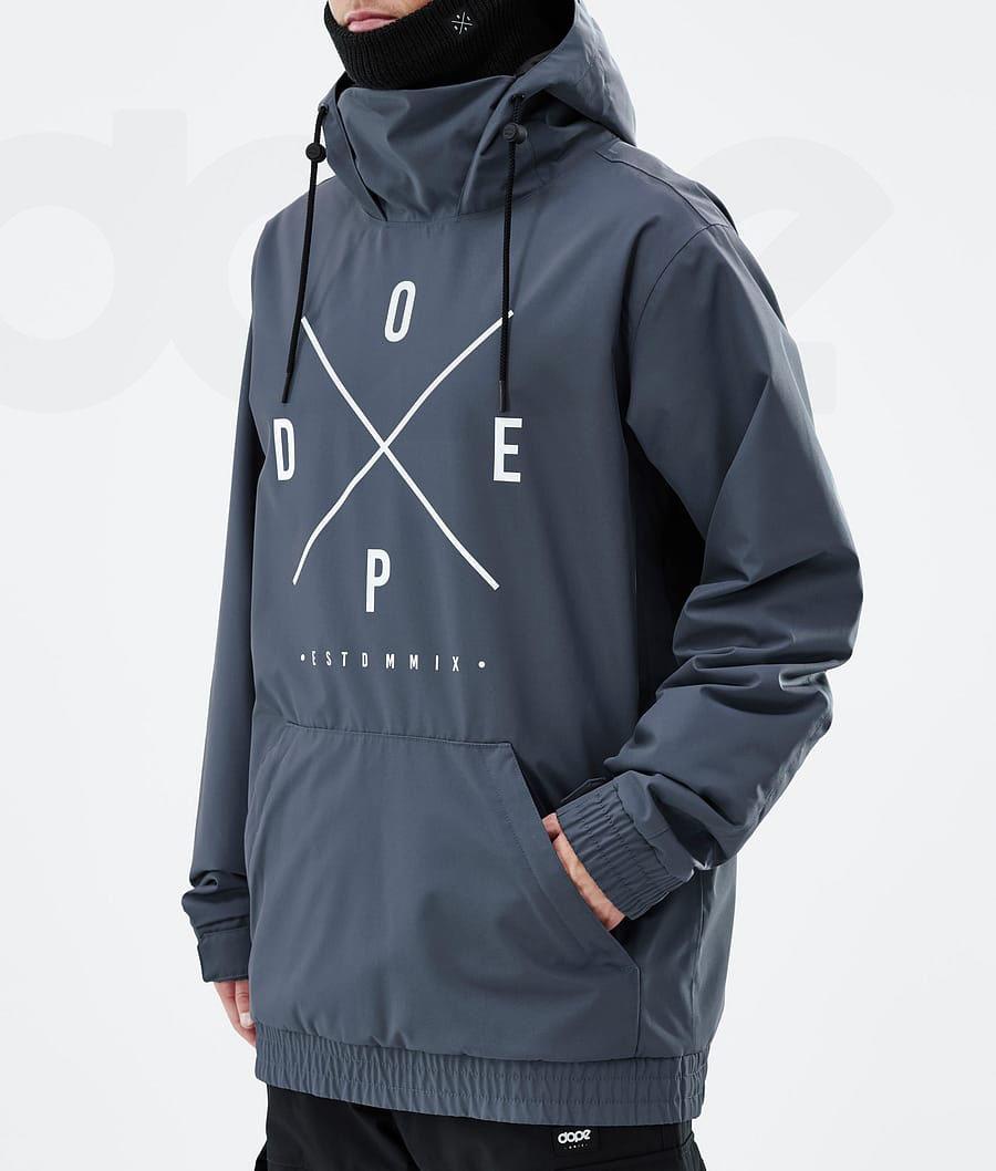 Blue Men's Dope Migoo Snowboard Jackets | NZ_D1663