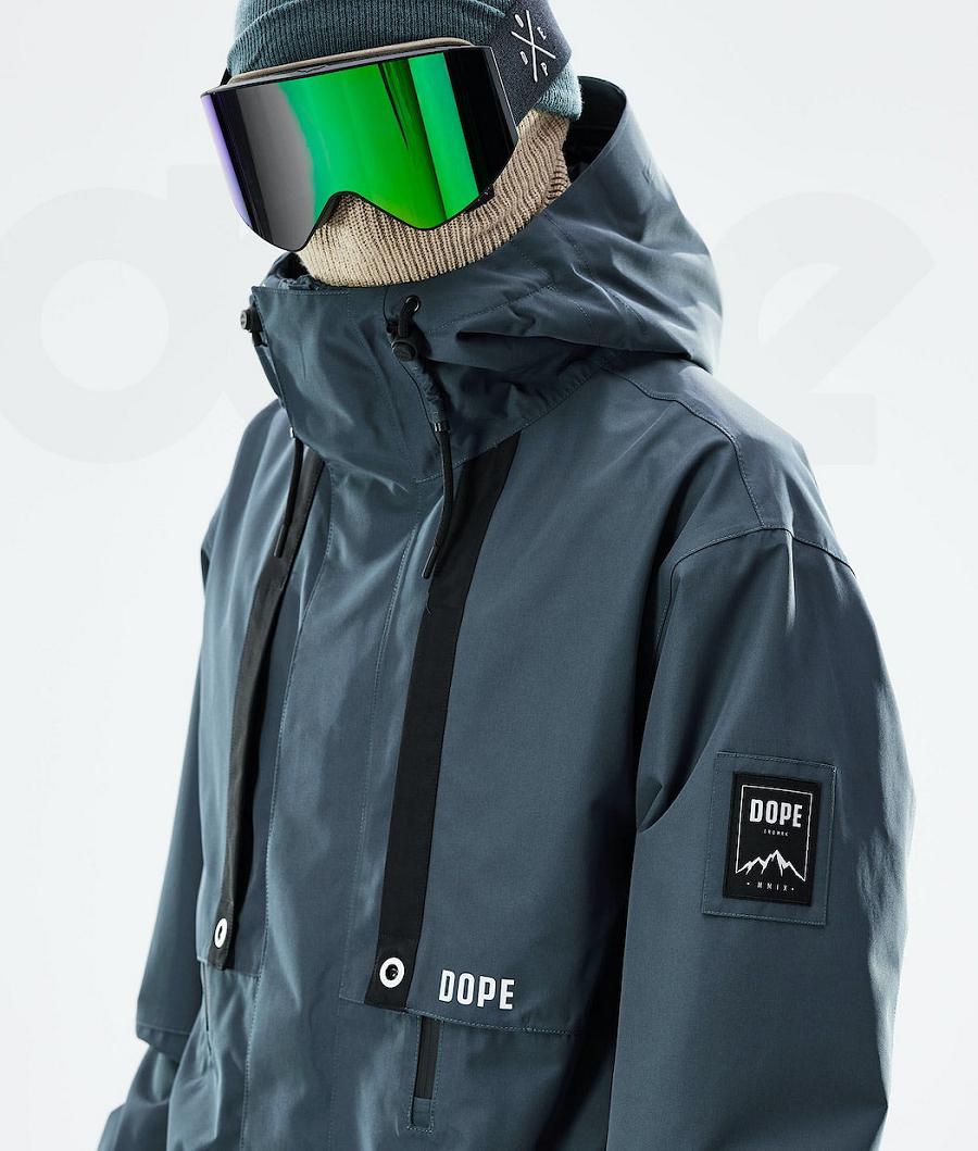 Blue Men's Dope Mojo Snowboard Jackets | NZ_D2421