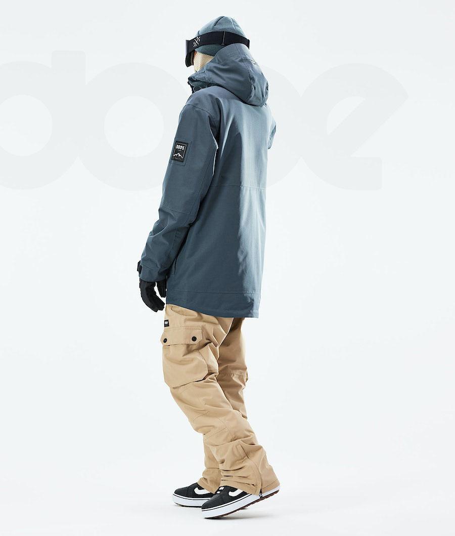 Blue Men's Dope Mojo Snowboard Jackets | NZ_D2421
