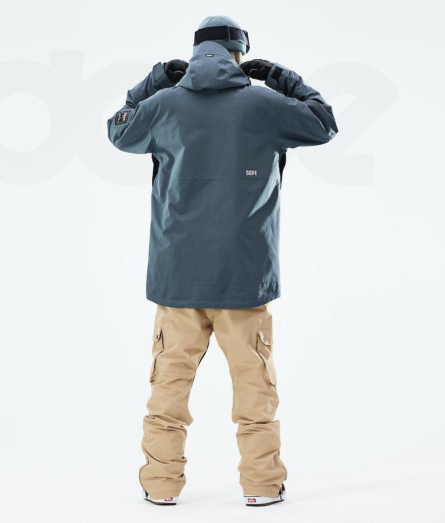 Blue Men's Dope Mojo Snowboard Jackets | NZ_D2421