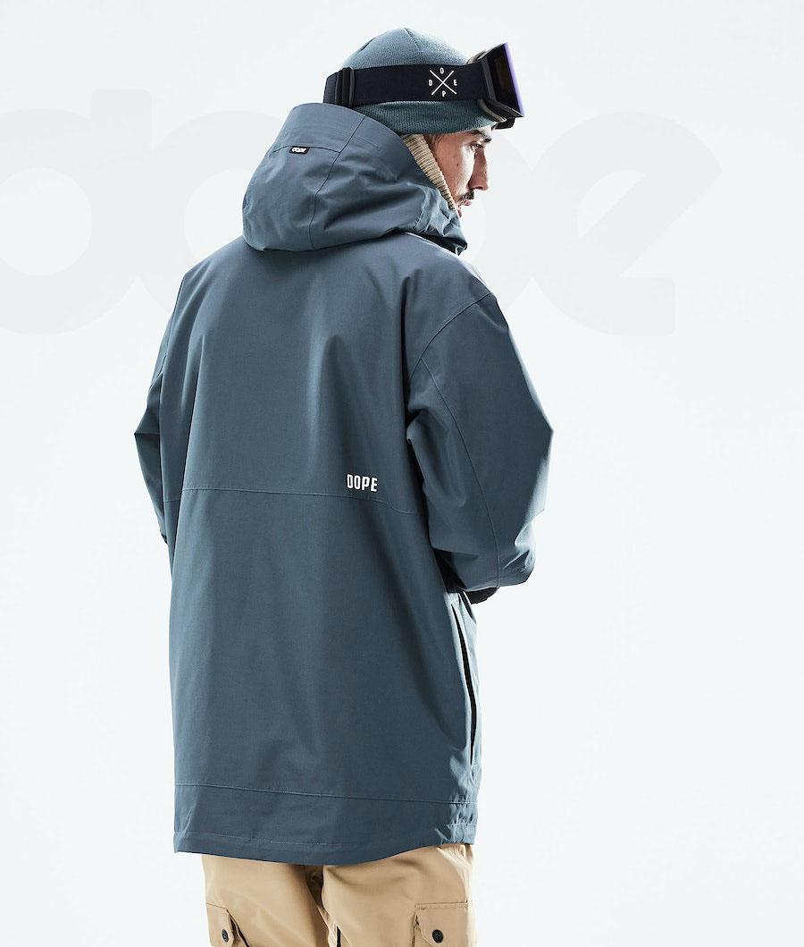 Blue Men's Dope Mojo Snowboard Jackets | NZ_D2421