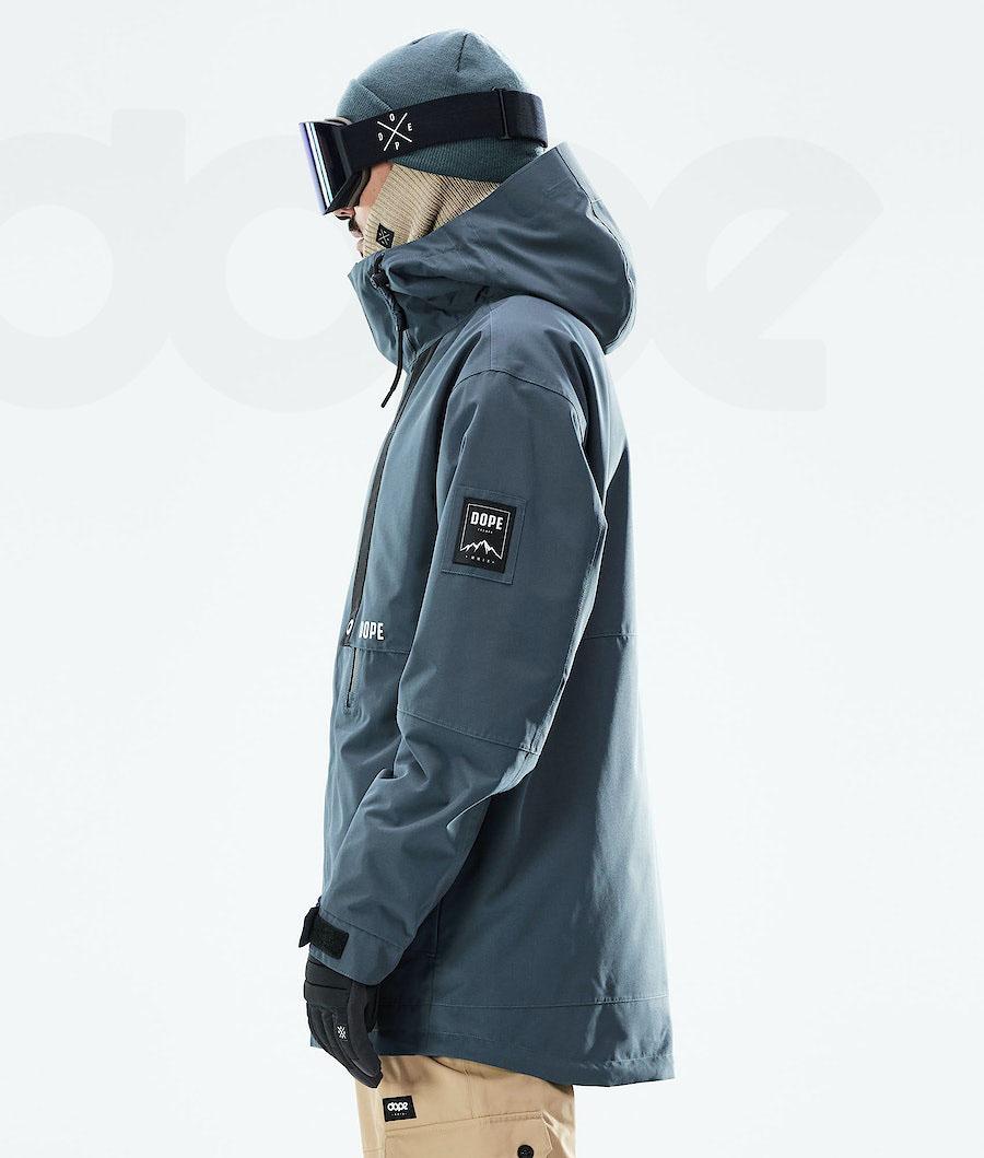 Blue Men's Dope Mojo Snowboard Jackets | NZ_D2421