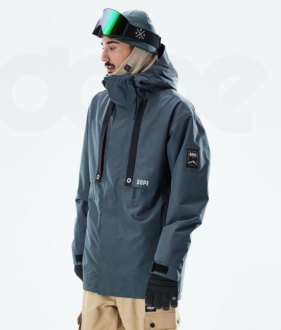 Blue Men\'s Dope Mojo Snowboard Jackets | NZ_D2421