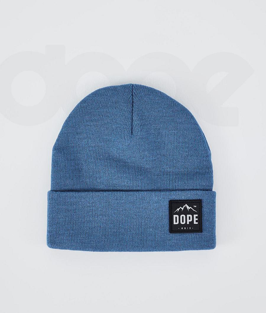 Blue Men\'s Dope Paradise Beanies | NZ_D2490