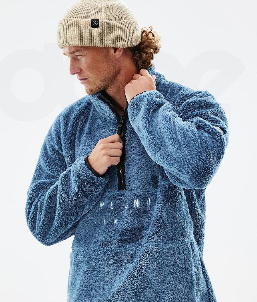 Blue Men's Dope Pile Fleece | NZ_D1488