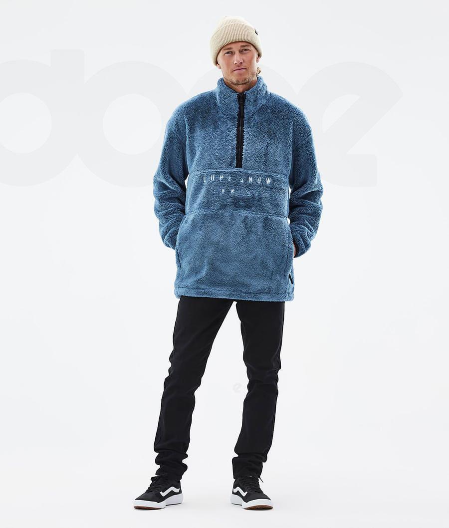 Blue Men's Dope Pile Fleece | NZ_D1488